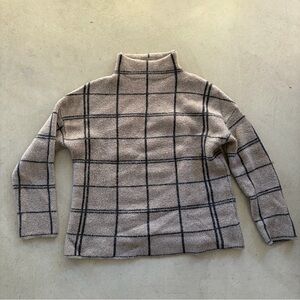 Christian Siriano checkered sweater